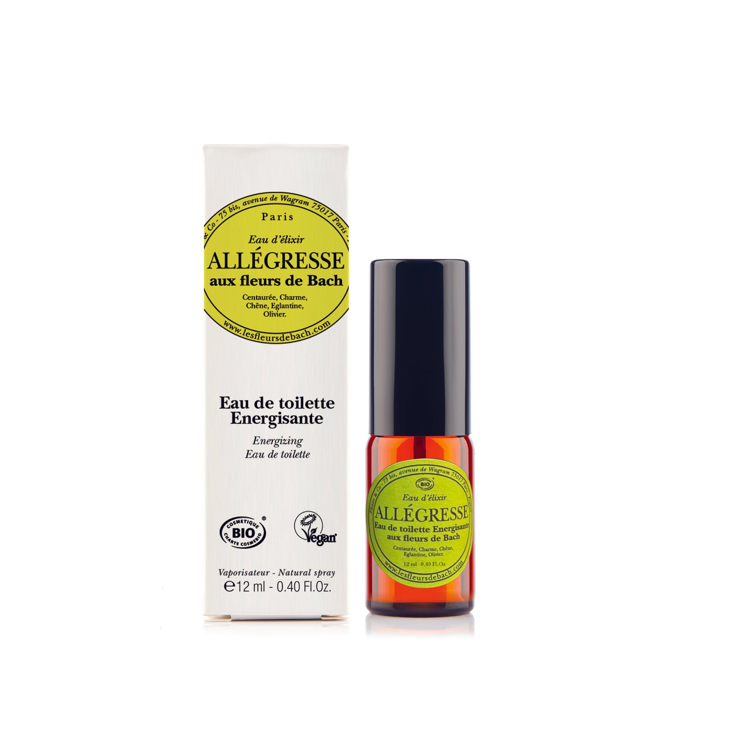 EAU de toilette "ALEGRÍA" de Bach 12ml ELIXIRS & CO ED LIM