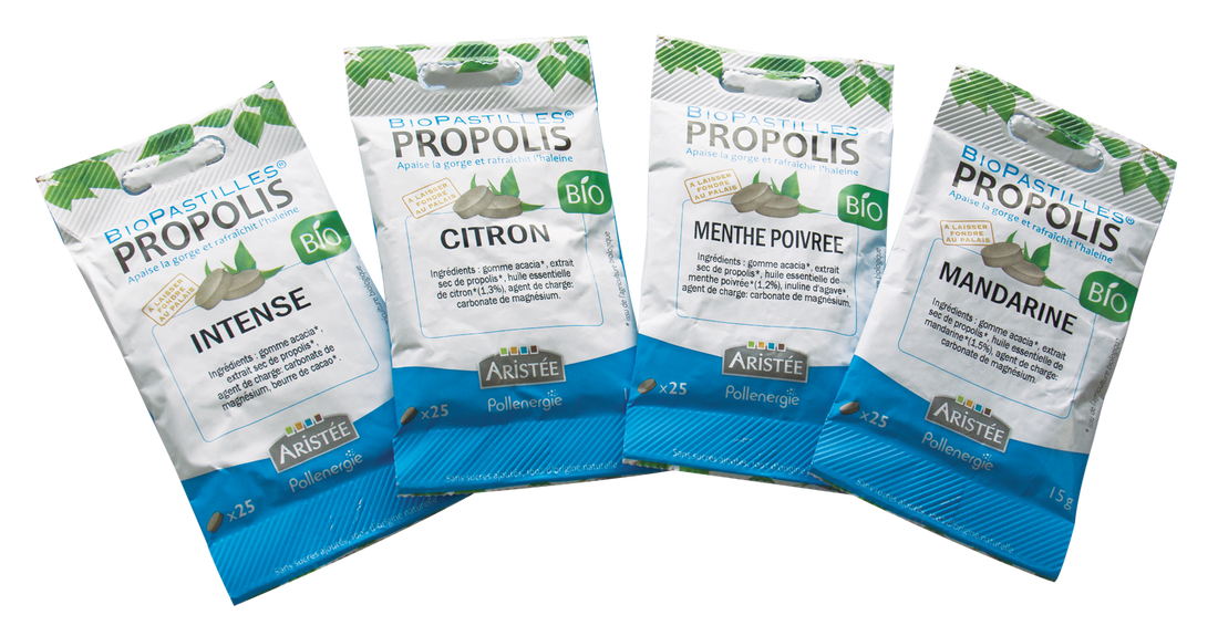 GOMINOLAS GARGANTA PROPOLEO BIO LIMON x25 - ARISTEE