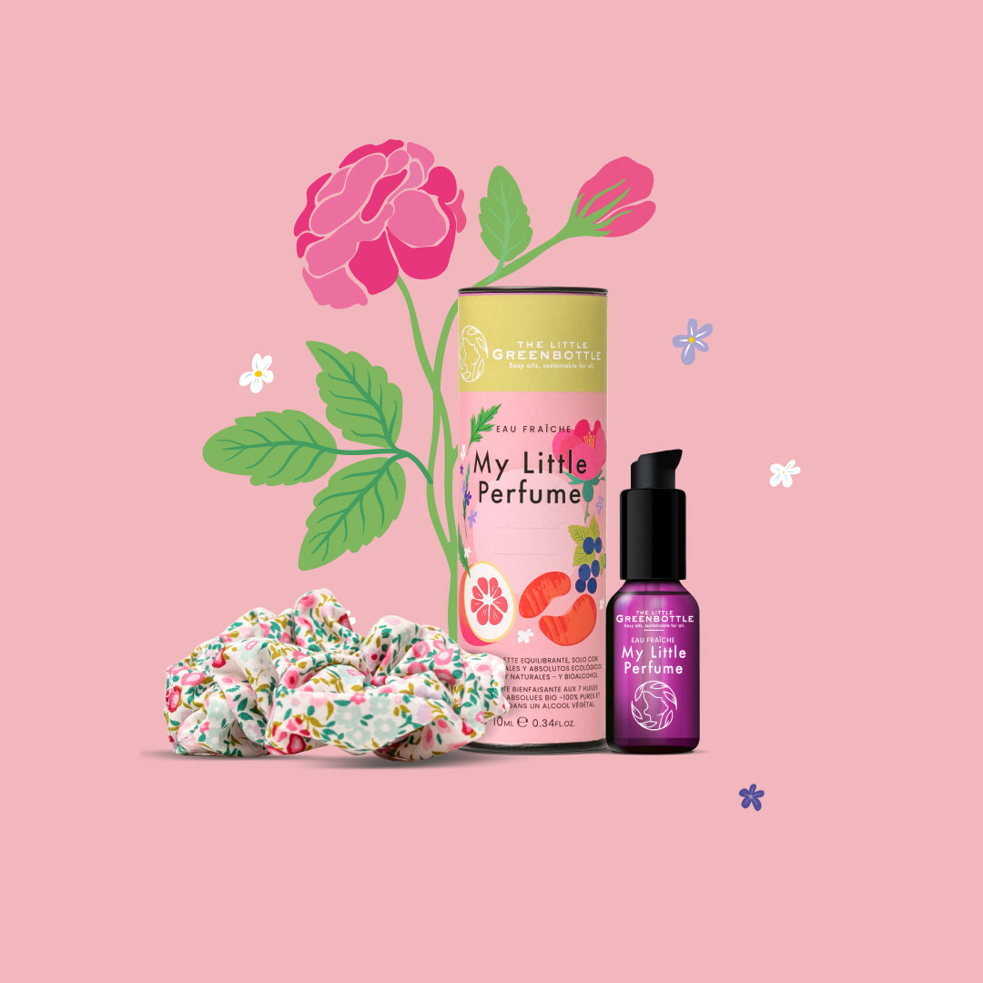 Tie & Scent - My Little Perfume con coletero floral TLGB