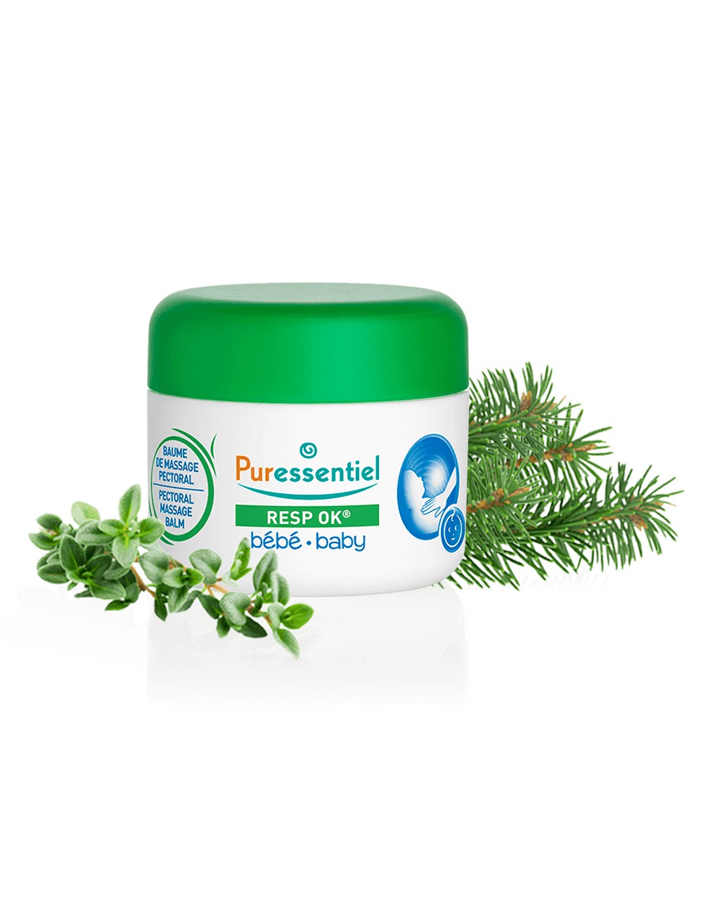 Bálsamo masaje pectoral bebé Puressentiel 30 ml