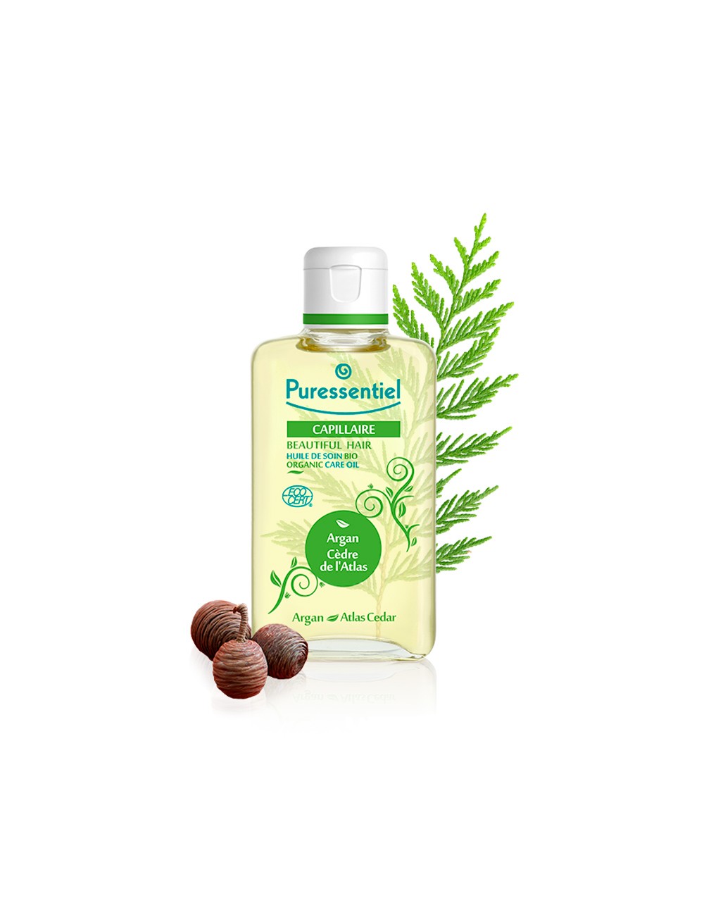 Aceite de cuidado ecológico belleza del cabello Puressentiel 100 ml