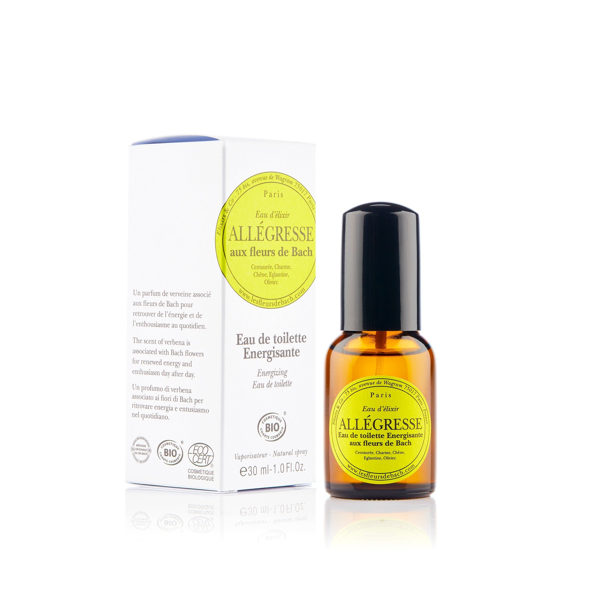 EAU de toilette "ALEGRÍA" de Bach 30ml ELIXIRS & CO