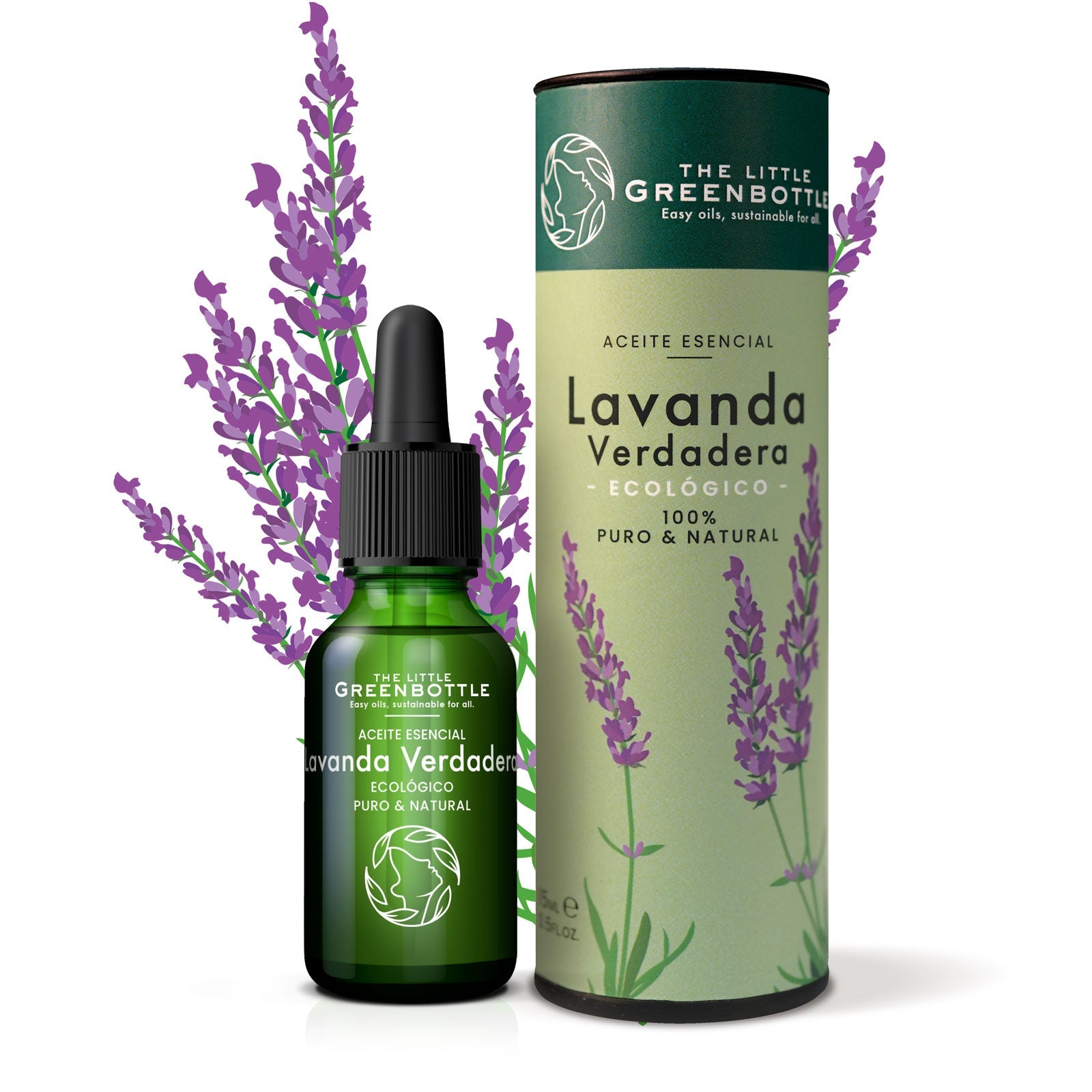 Aceite Esencial puro de Lavanda Verdadera 15 ml Formato XL TLGB