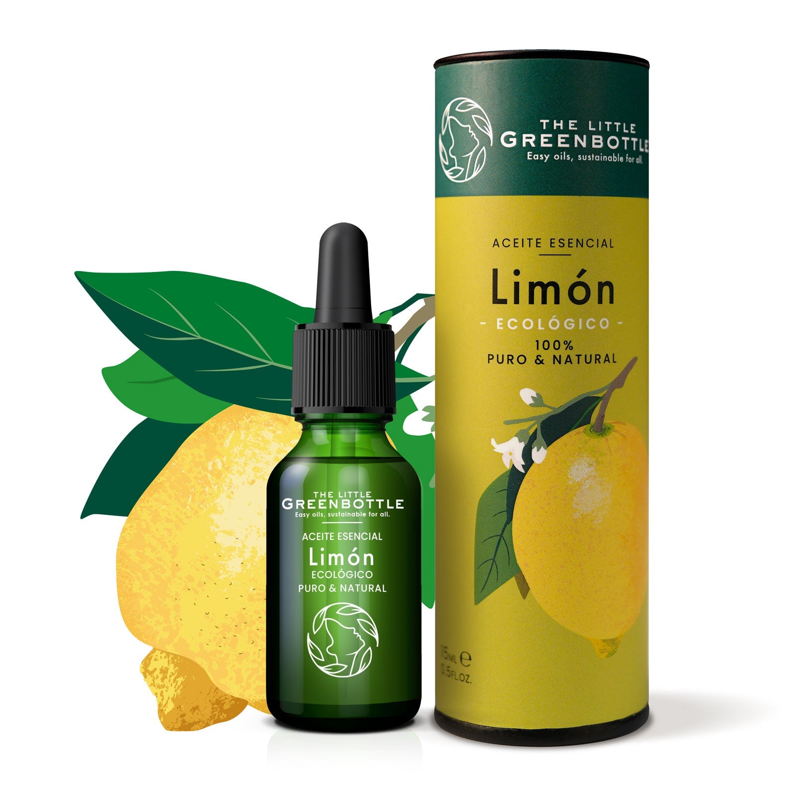 Aceite Esencial puro de Limón 15 ml Formato XL TLGB