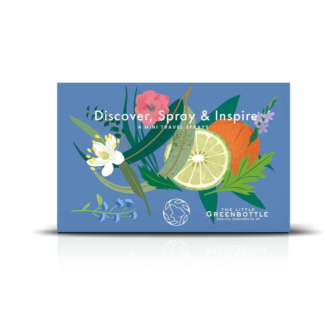 Discover, Spray & Inspire - 4 mini Travel Sprays TLGB