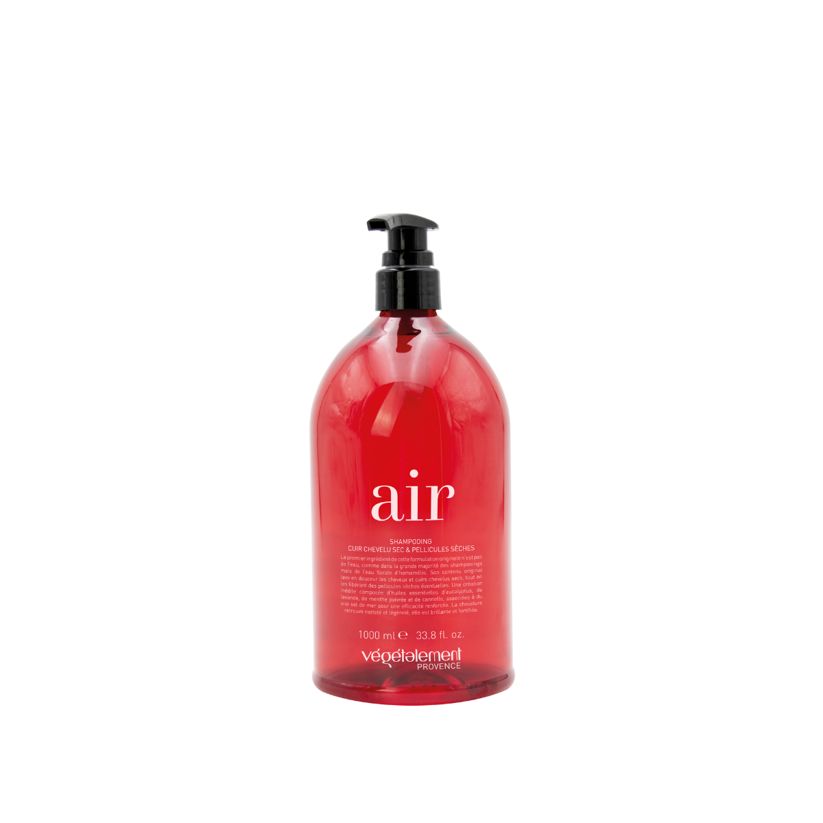 packshot de SPA DU CHEVEU - CHAMPU "AIR" ECO RECARGA 1000 ML de Vegetalement