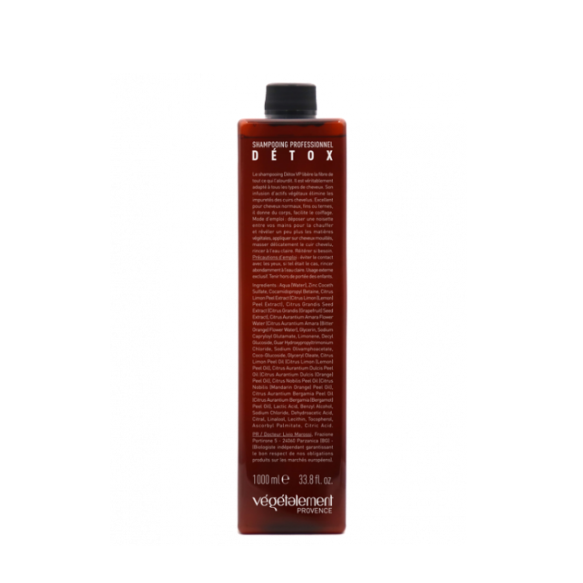 packshot de CHAMPU DETOX PURIFICANTE LIGERO ECO RECARGA 1000 ML de Vegetalement