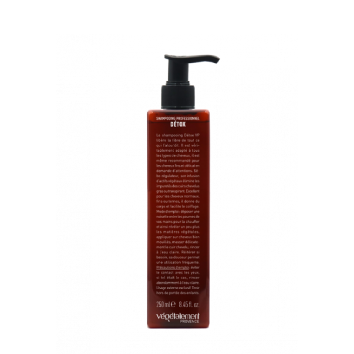 packshot de CHAMPU DETOX PURIFICANTE LIGERO 250 ML de Vegetalement