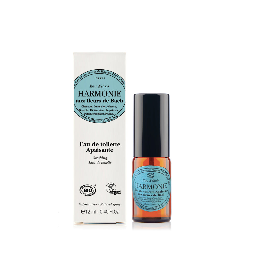 EAU de toilette "ARMONÍA" de Bach 12ml ELIXIRS & CO ED LIM