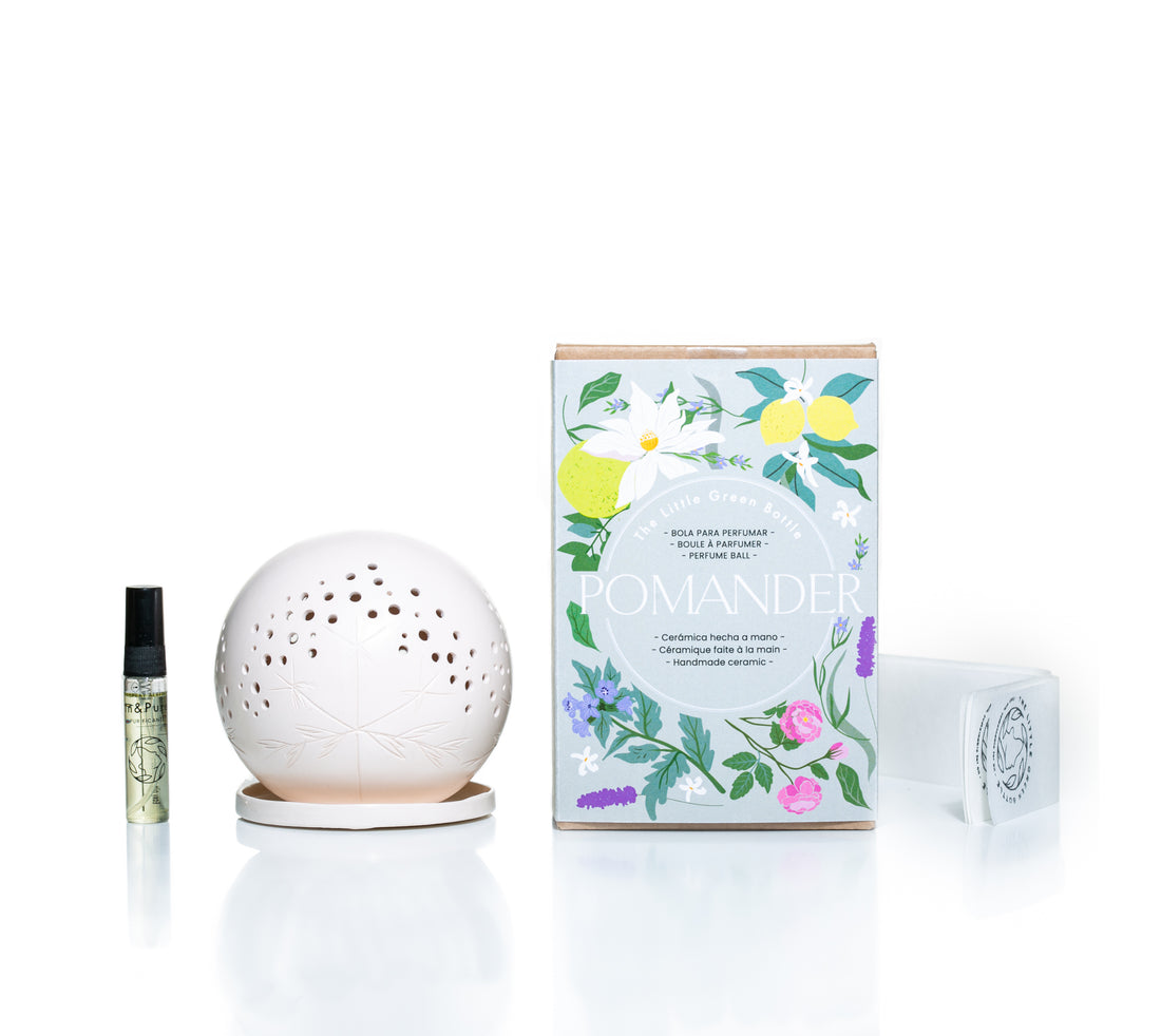 Bola para perfumar de cerámica natural, POMANDER TLGB