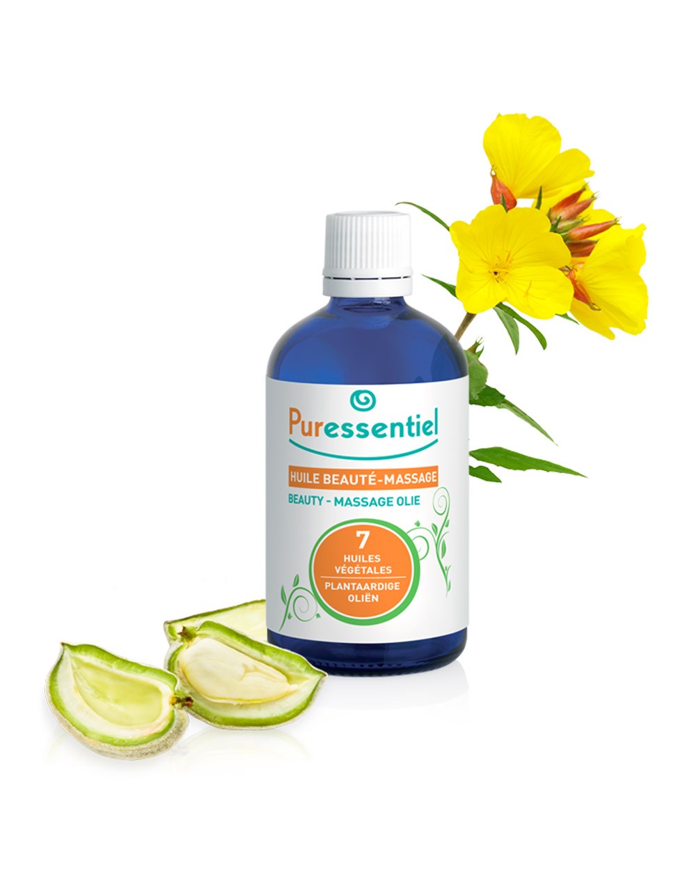 Aceite Belleza - Masaje con 7 aceites vegetales enriquecido con vitamina E
