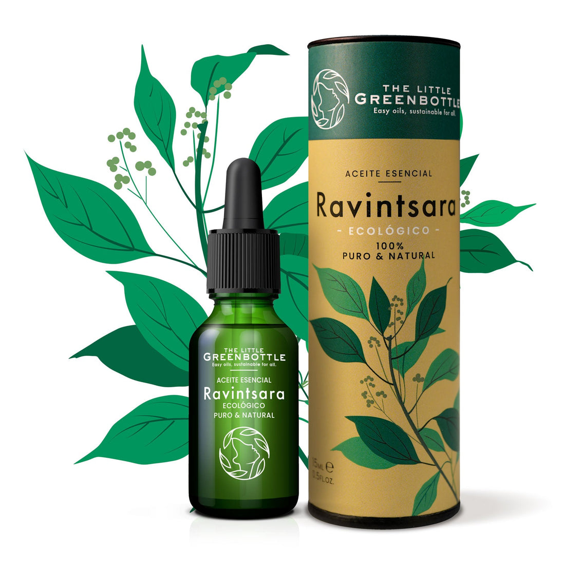 Aceite Esencial puro de  Ravintsara 15 ml Formato XL TLGB