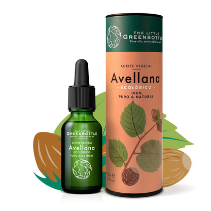 Aceite Vegetal puro de Avellana 15 ml 1ªpresión en frío TLGB