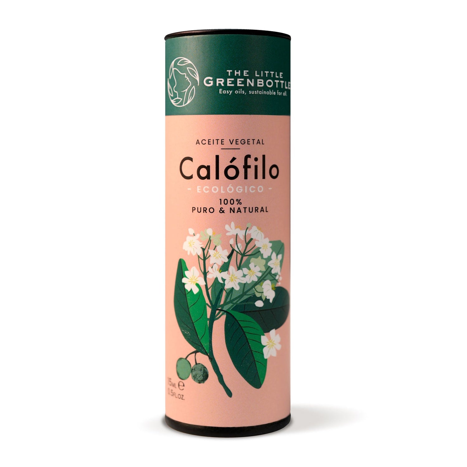 Aceite Vegetal puro de  Calófilo 15 ml 1ªpresión en frío TLGB