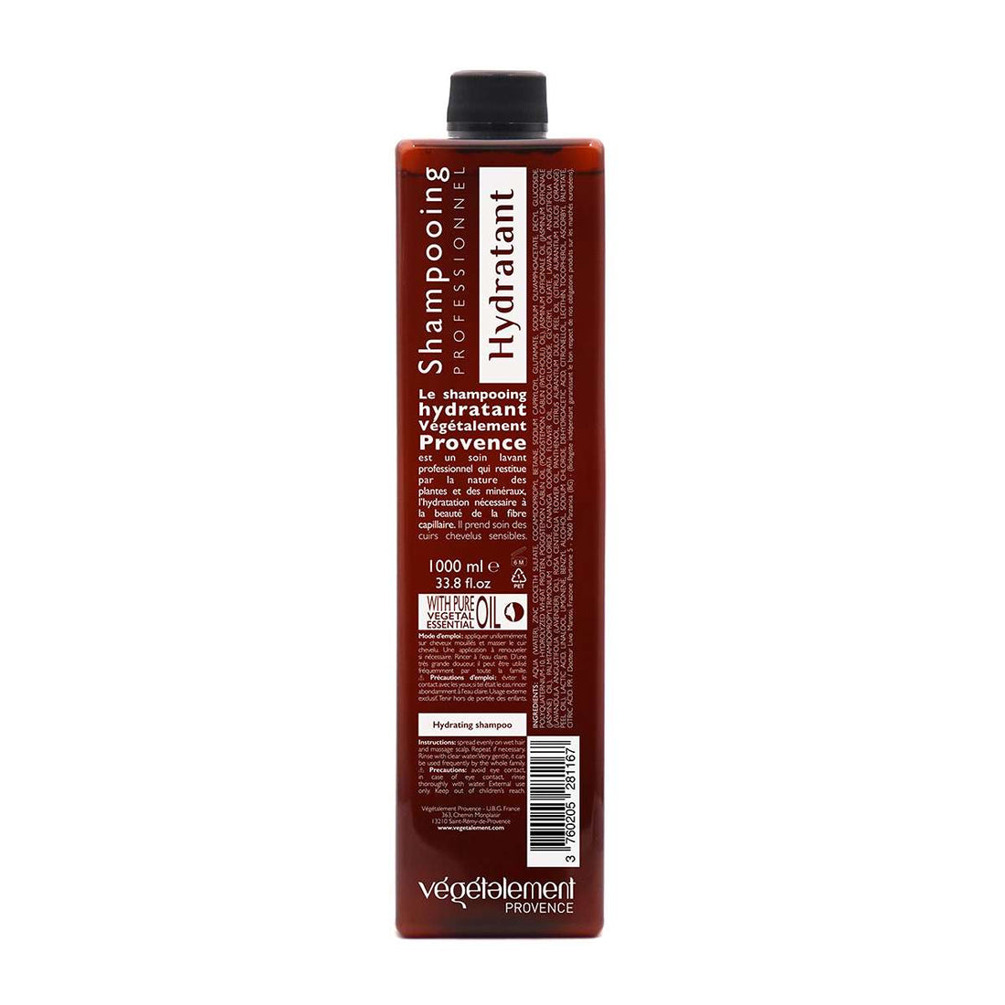 packshot de CHAMPU HIDRATANTE ECO RECARGA 1000 ML de Vegetalement