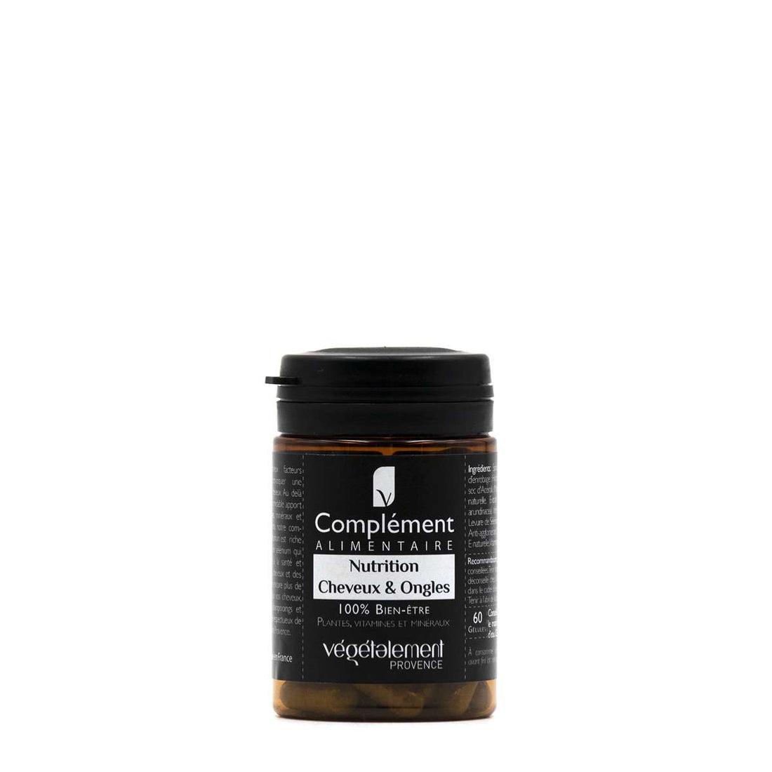 packshot de COMPLEMENTOS ALIMENTICIOS NUTRICIÓN - espirulina - 60 GELULES de Vegetalement