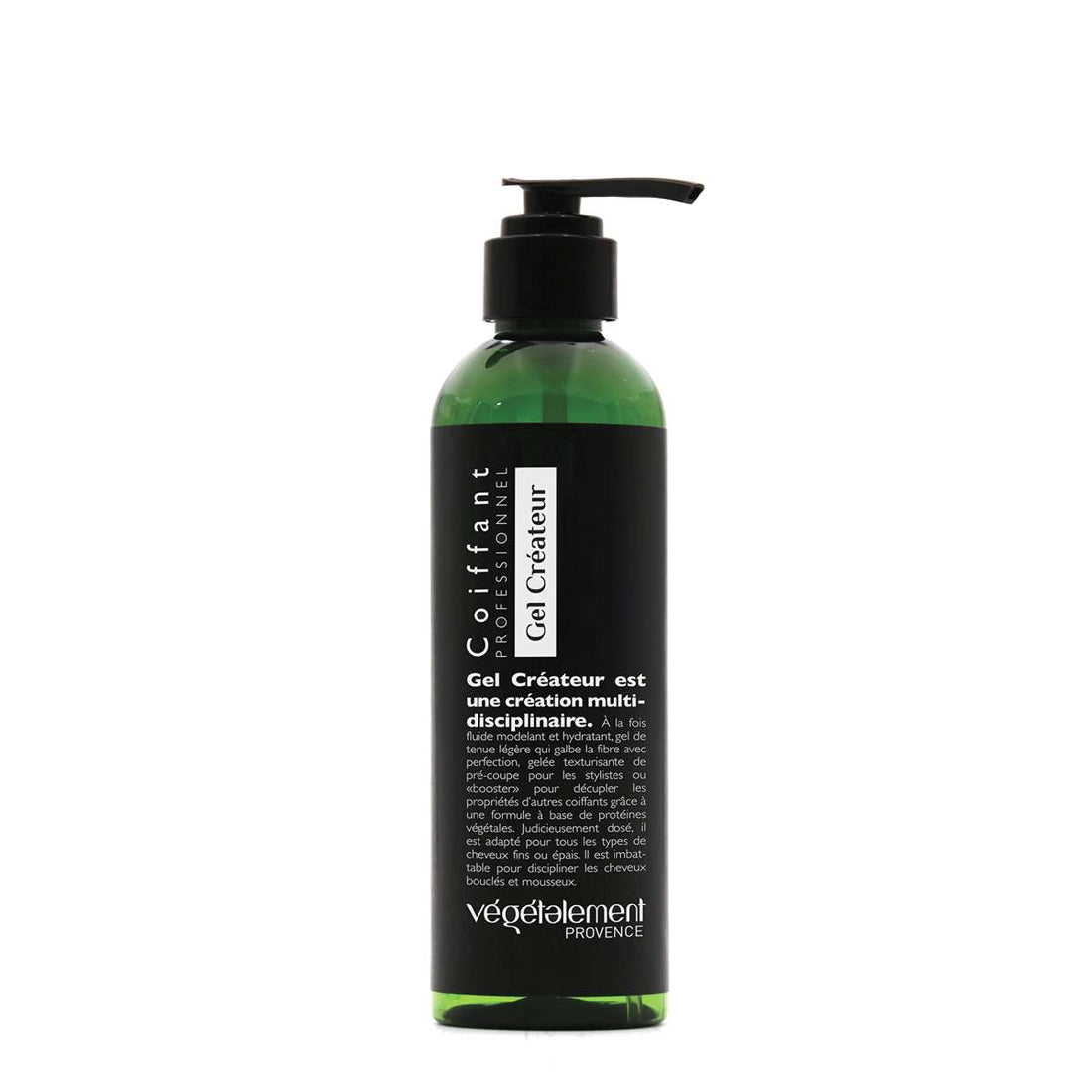 packshot de STYLING GEL CREATEUR 200 ML de Vegetalement