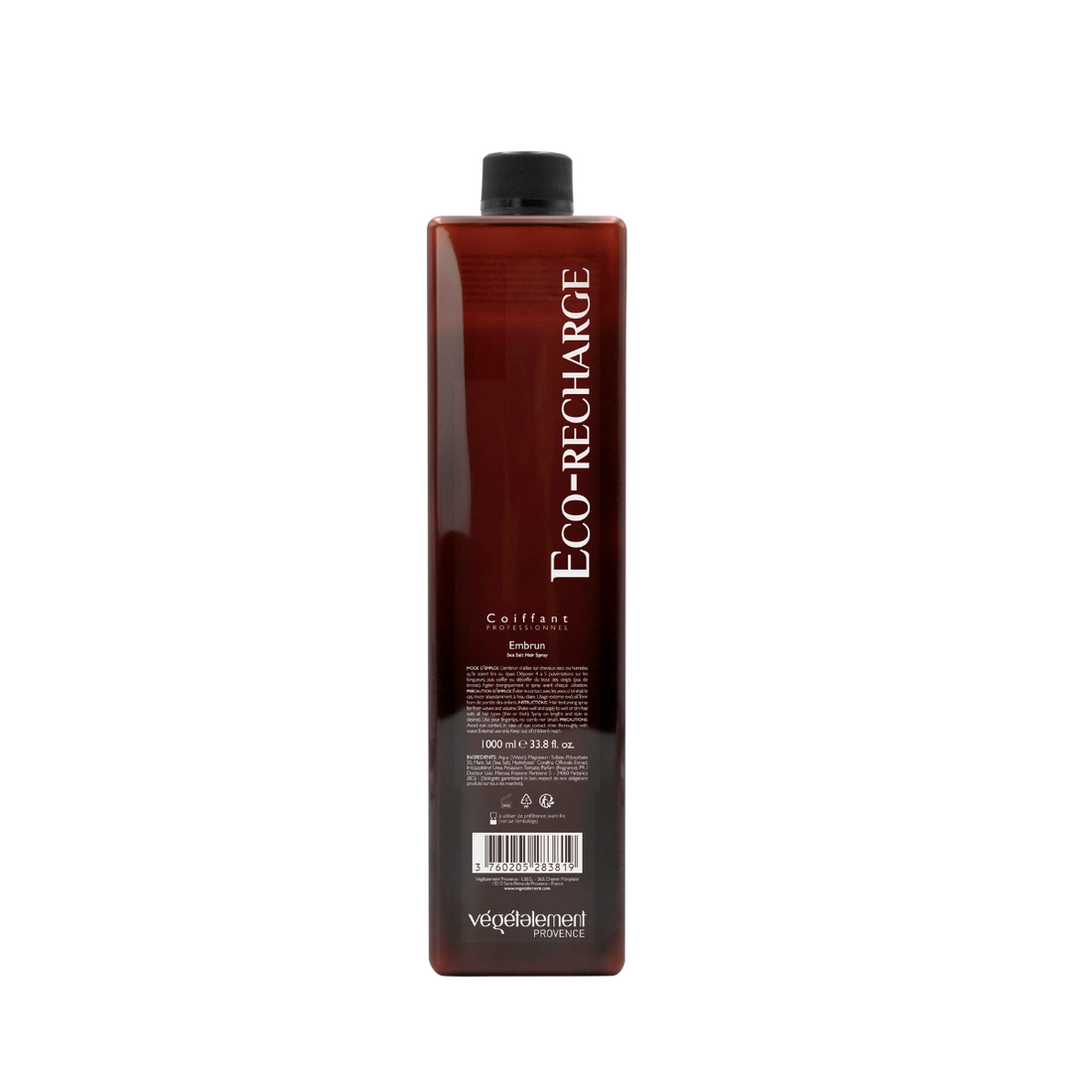 packshot de STYLING EMBRUN SPRAY CON SAL ECO RECARGA 1000 ML de Vegetalement